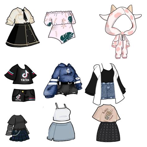 Then shade and use the blur tool and blend it away. . Custom gacha clothes